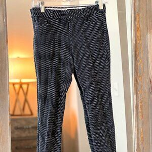 Banana Republic Blue & White Patterned Dress Pants – Petite 00